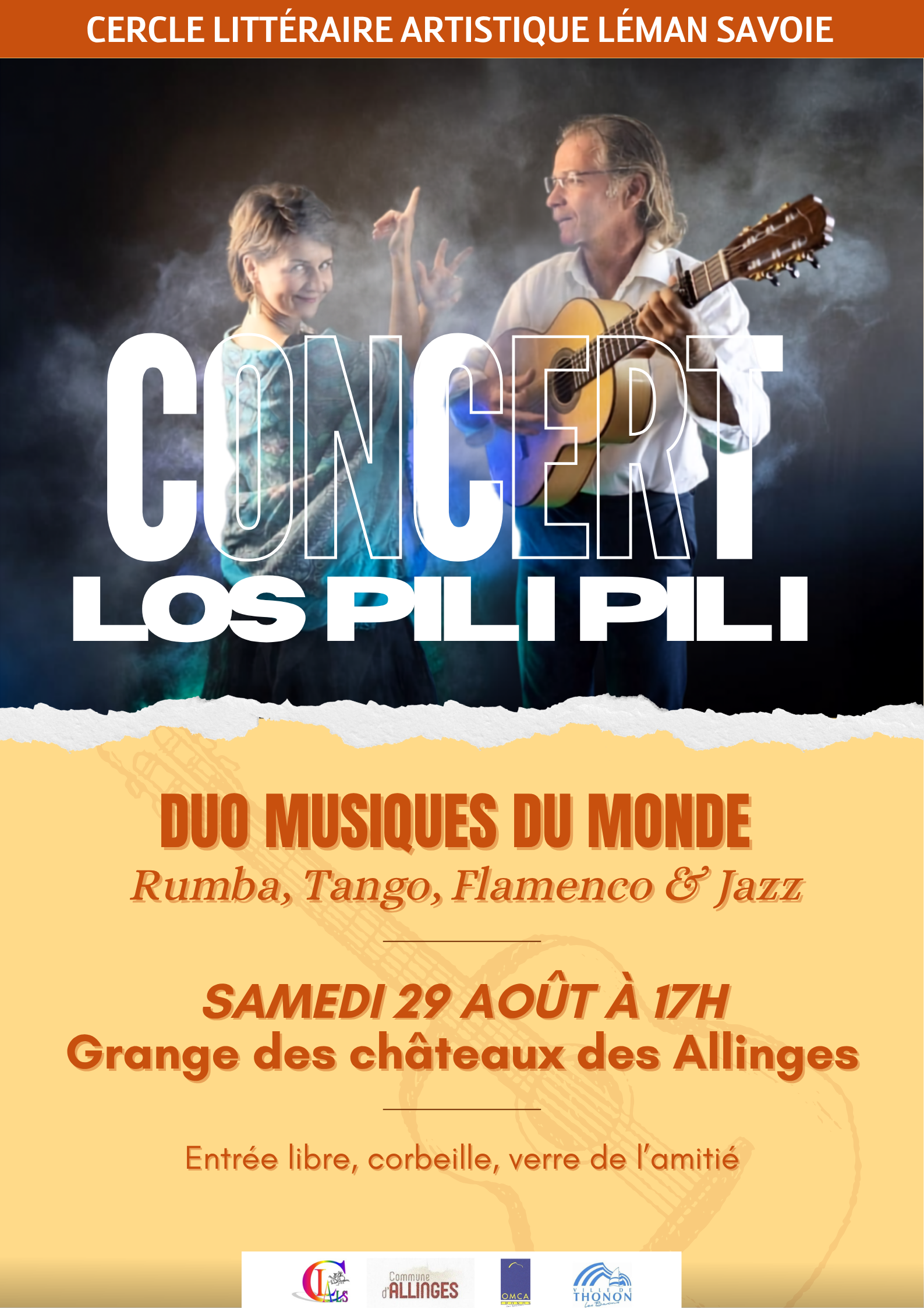 Affiche Concert Los Pili Pili 2026